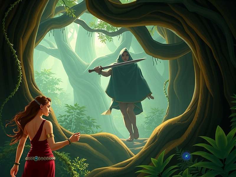 Divine Grove Race Gameplay Screenshot